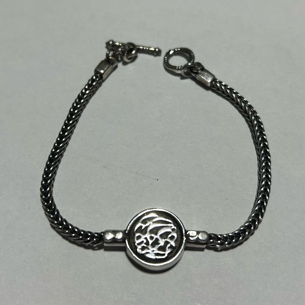 Handmade Egyptian Silver Rope Chain Bracelet